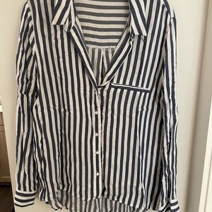 Zara striped blouse